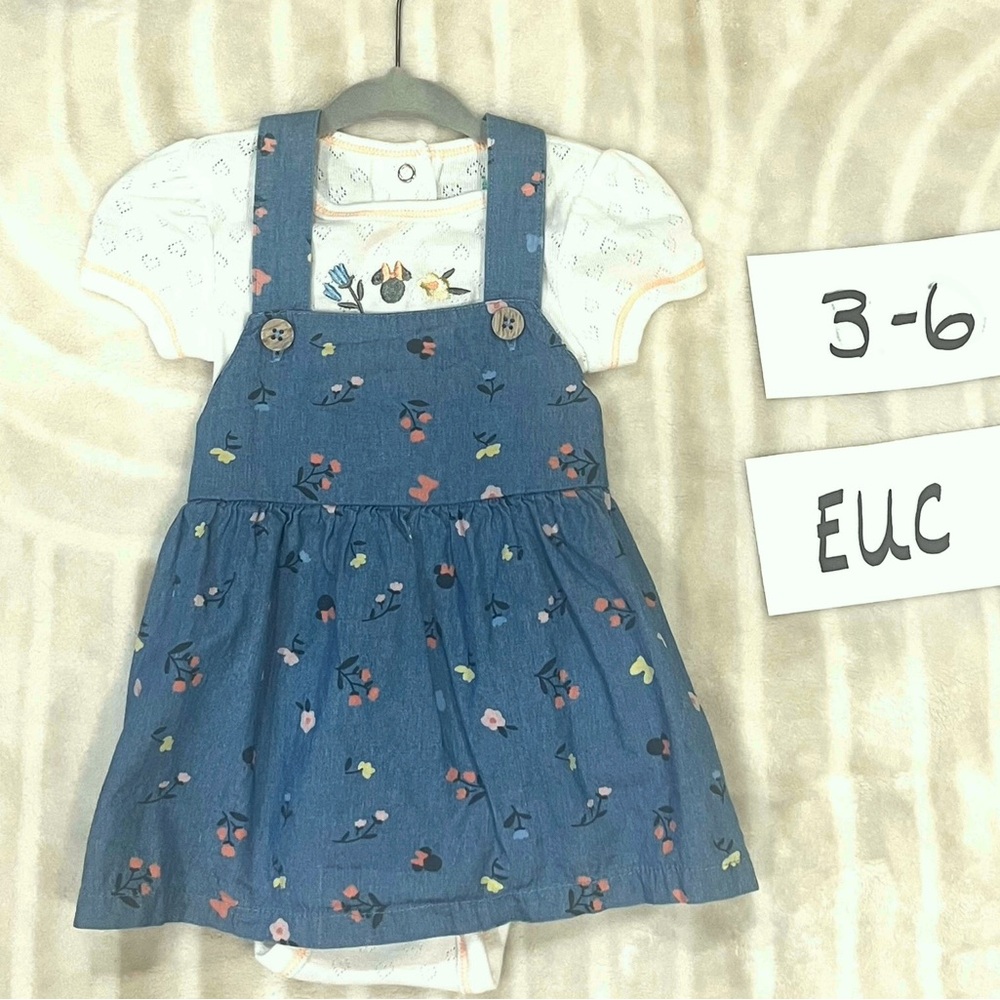 3-6 Month Minnie Mouse Overall dress